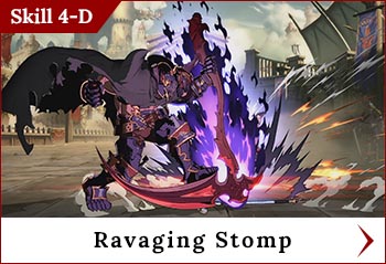 
	<span class='skilltitle'>Ravaging Stomp</span>   <span class='skillsubtitle'>[Armor]</span>
	<br>
	Stomps on Grynoth unleashing a damaging blast.
	<br>
	This skill has armor properties, so use it to punish any foes attempting to attack Vaseraga during Savage Rampage.
	